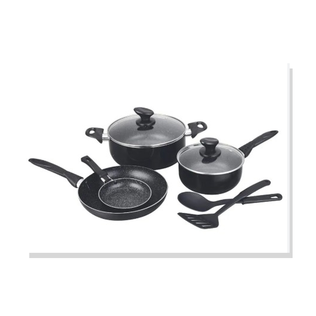 BATERIA COCINA EXPRESSIONS NEGRO 8 PZ
