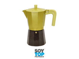 09. CAFETERA ITALIANA VERDE PISTACHO