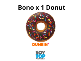 01. BONO DUNKIN X 1 DONUT