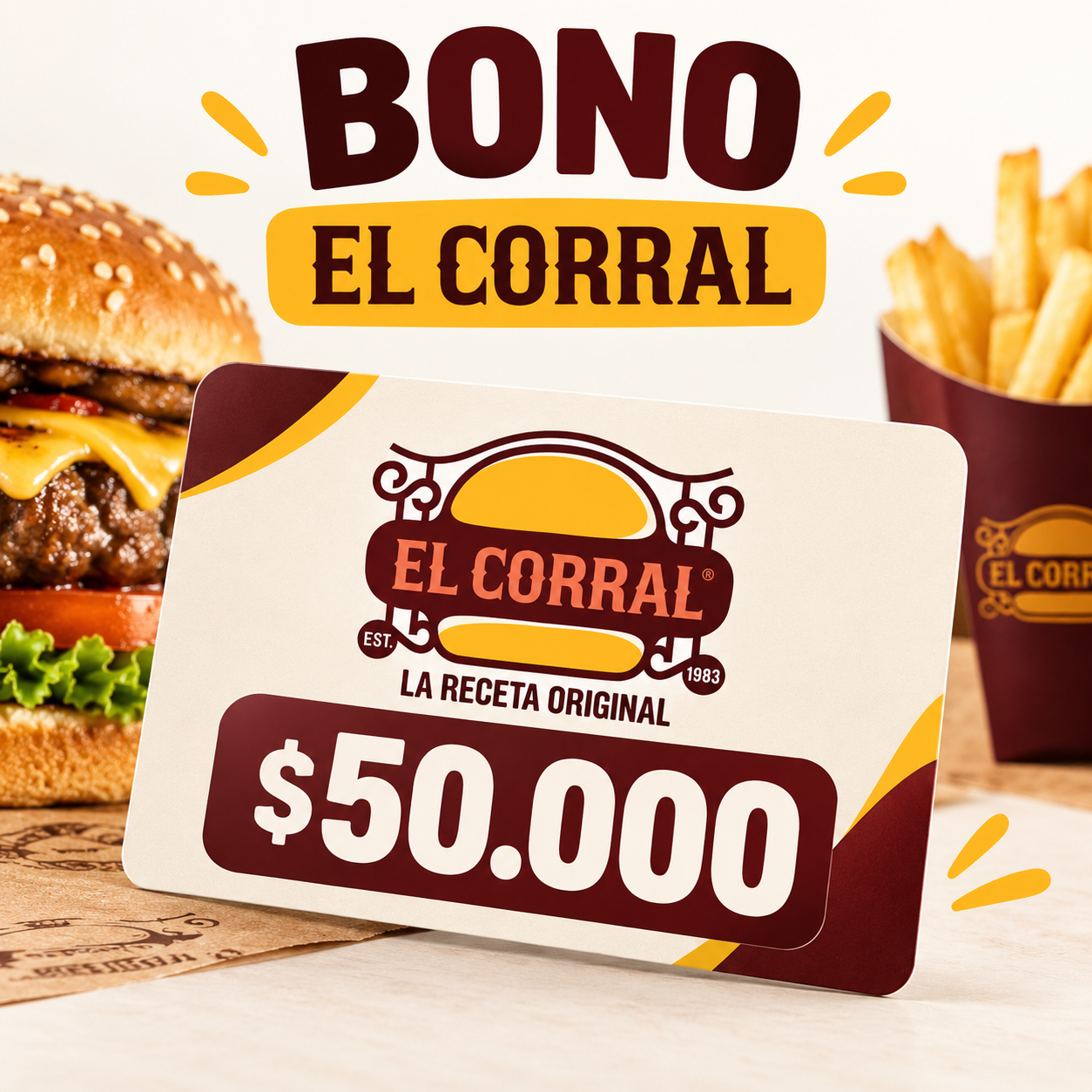 Bono $50.000 EL CORRAL